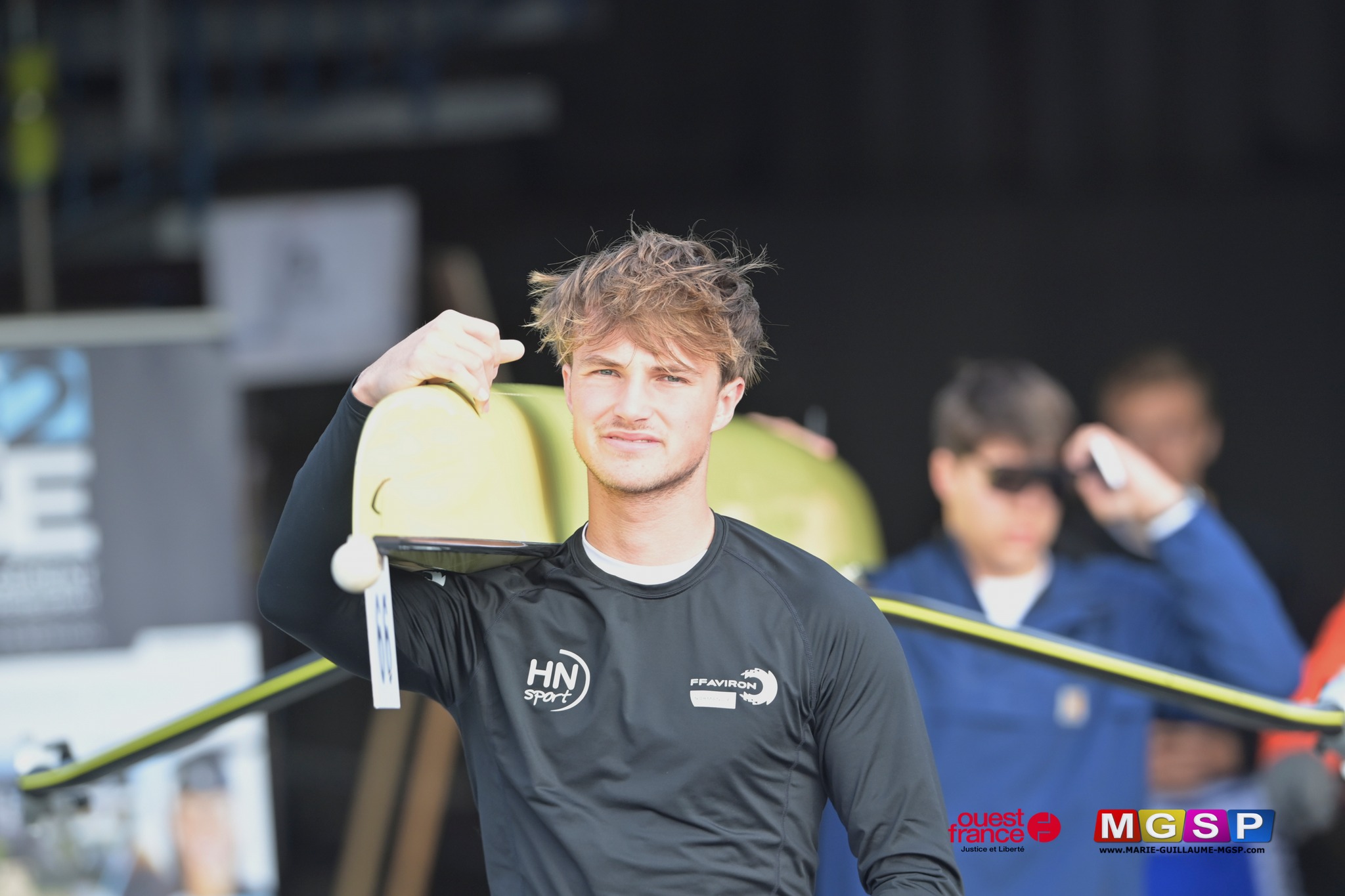 Un rameur de Caen à la Coupe de la Jeunesse